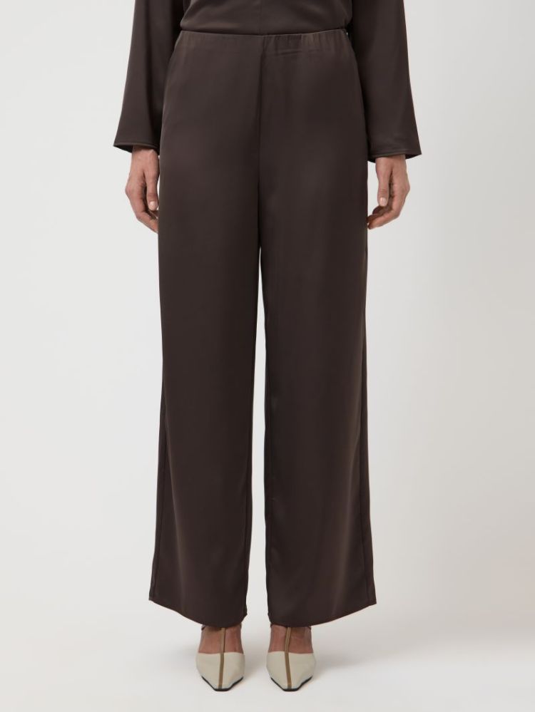 YASPELLA HW WIDE PANTS S. NOOS 298838 Chocolat