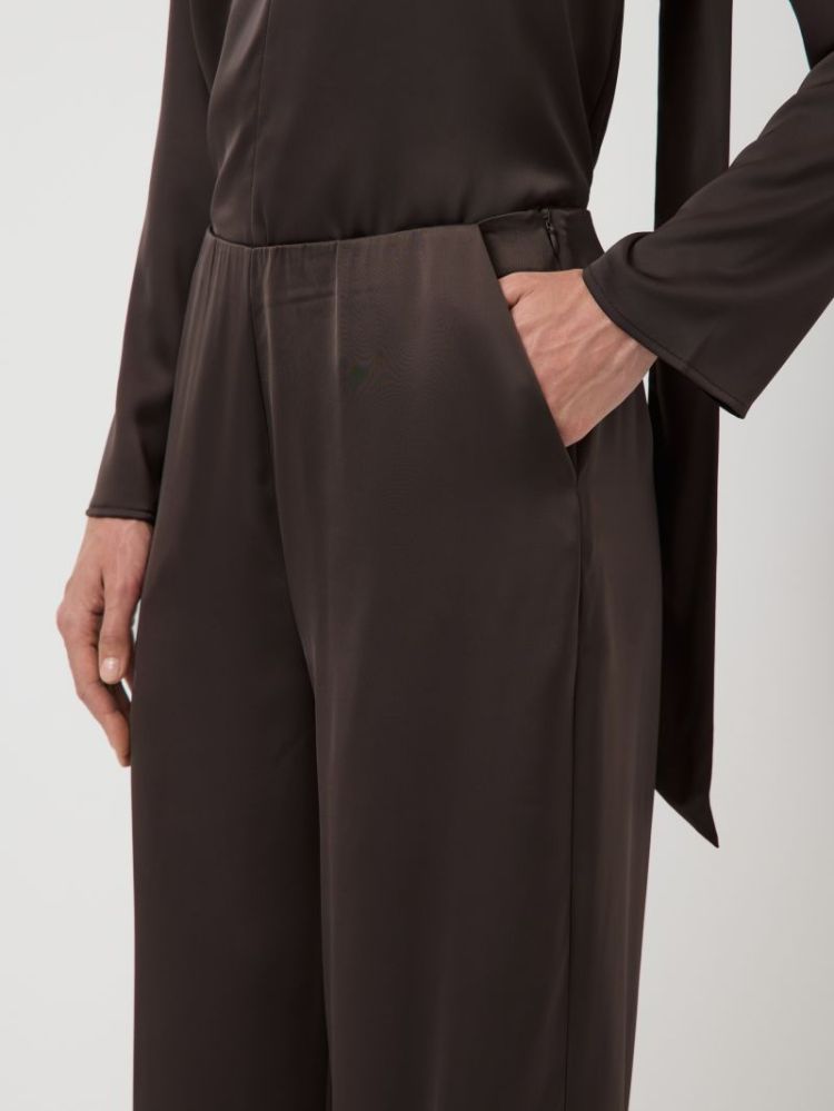 YASPELLA HW WIDE PANTS S. NOOS 298838 Chocolat