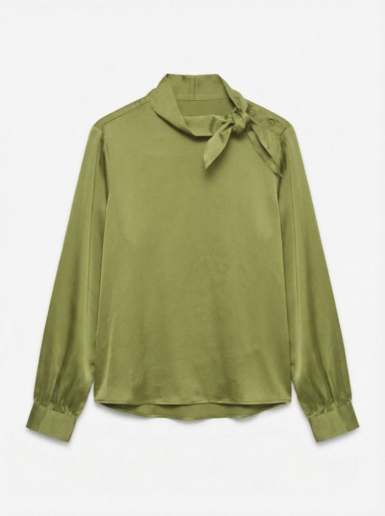 AWERIKA LS HIGH NECK BLOUSE 253515 Calliste