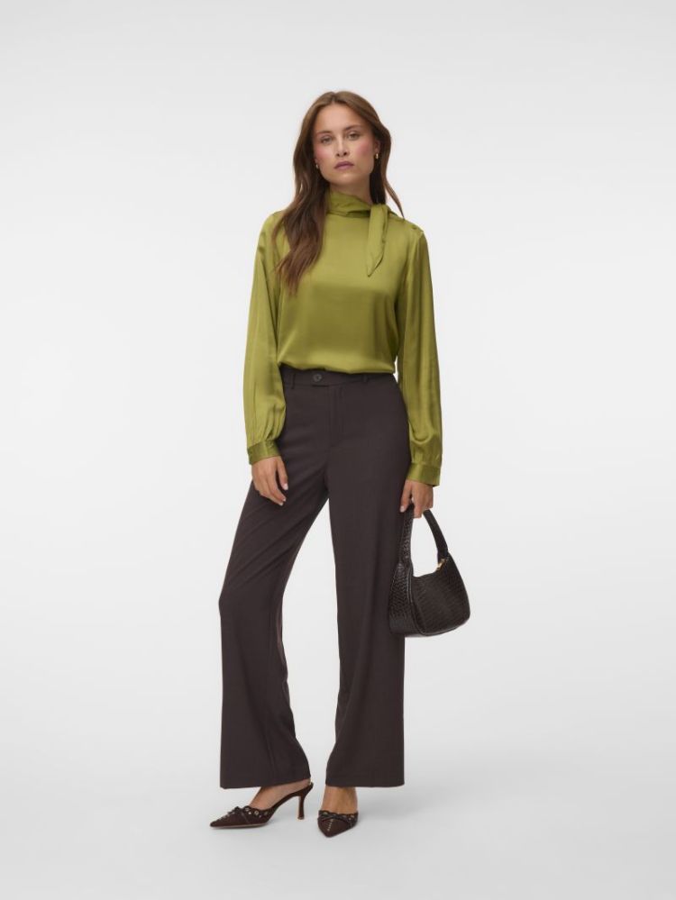 AWERIKA LS HIGH NECK BLOUSE 253515 Calliste