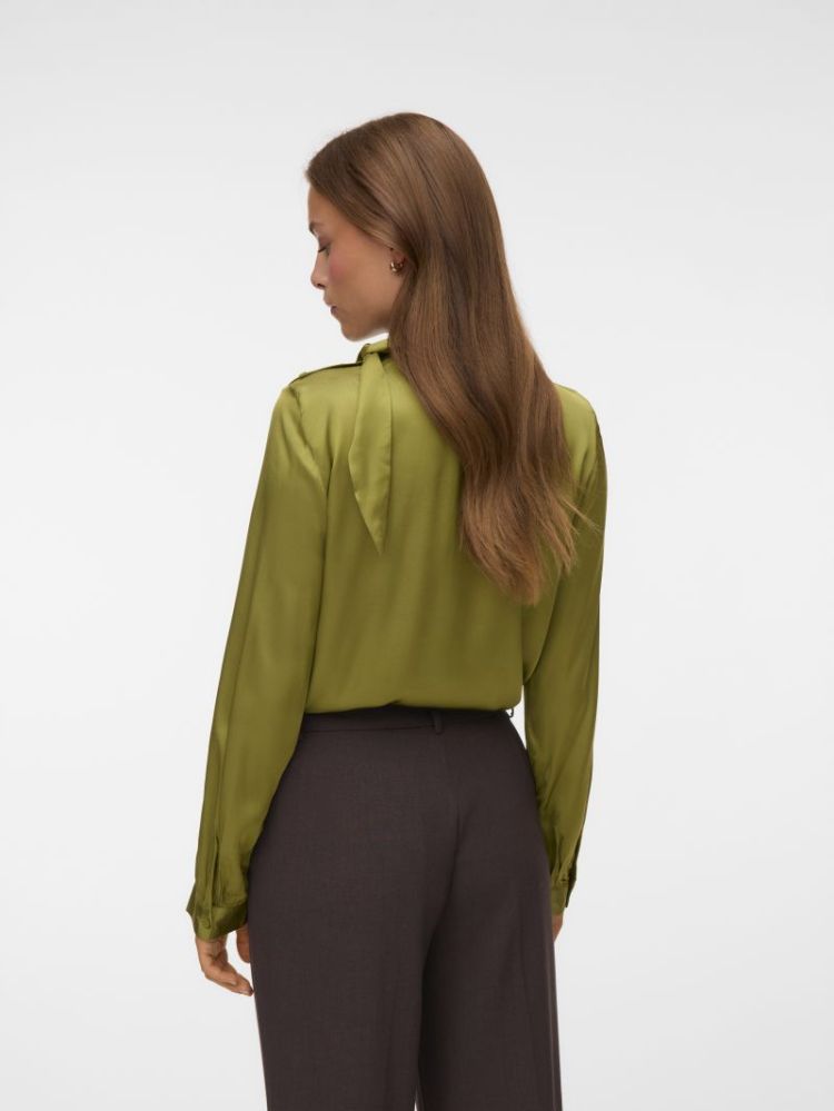 AWERIKA LS HIGH NECK BLOUSE 253515 Calliste
