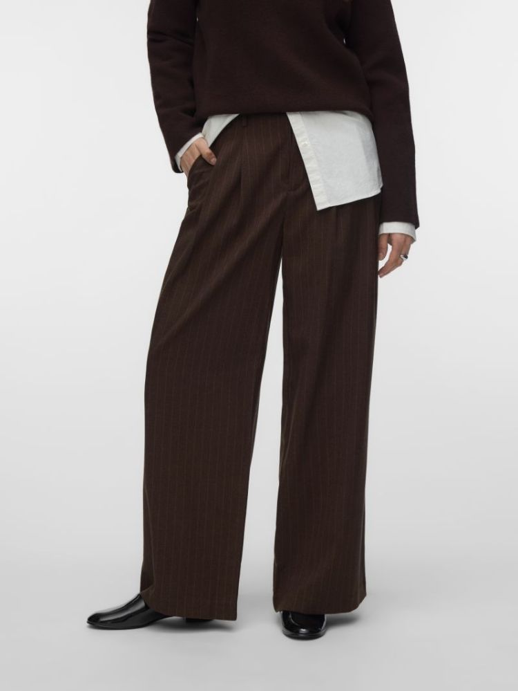 VMSOFINA MW WIDE PINSTRIPE PAN 297957001 Choco