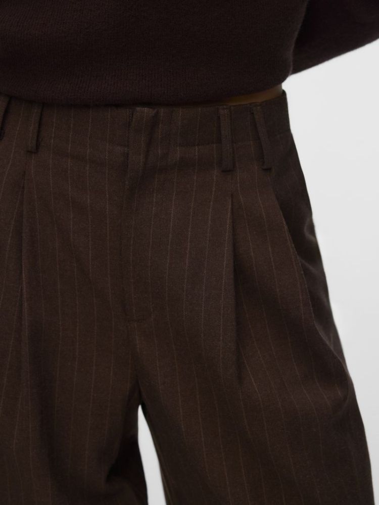 VMSOFINA MW WIDE PINSTRIPE PAN 297957001 Choco