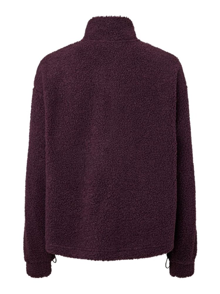 PCKATTY TEDDY HIGH NECK HALF Z 193169 Plum Per