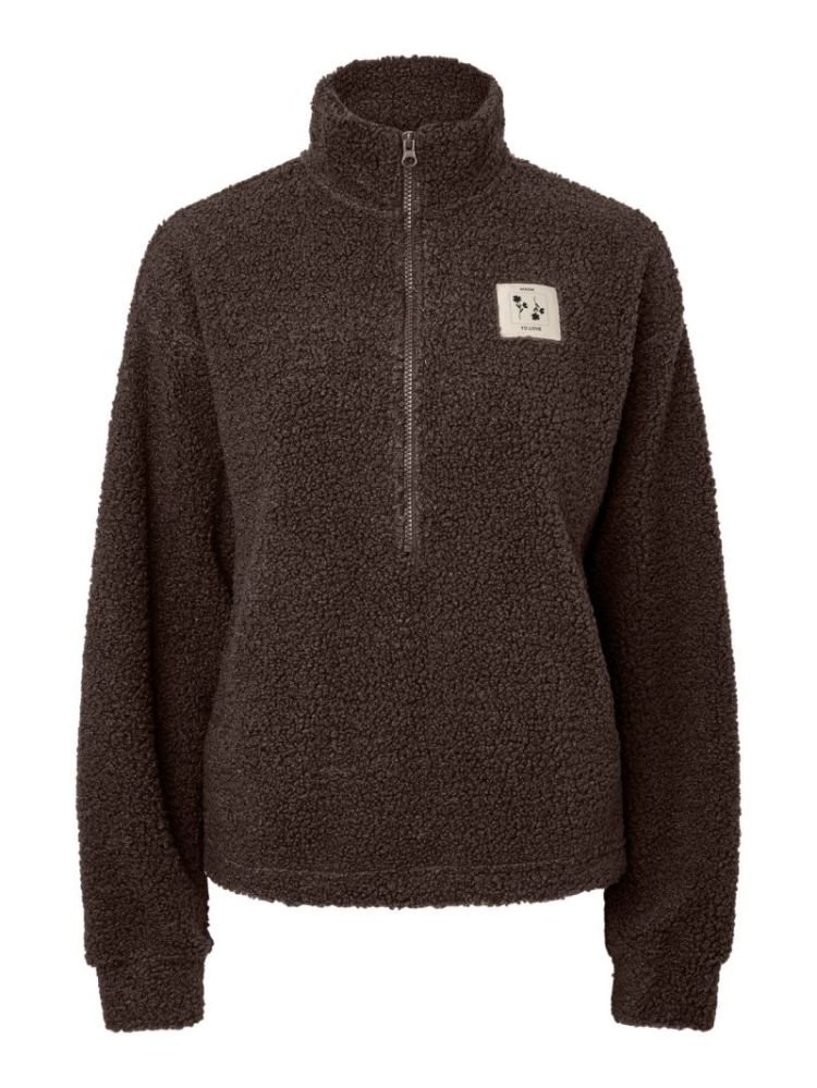 PCKATTY TEDDY HIGH NECK HALF Z 302664 Hot Fudg