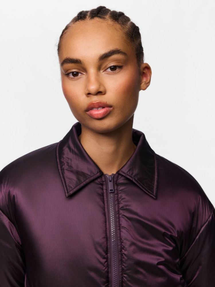 PCELARA PADDED RIBSTOP BOMBER  193169 Plum Per