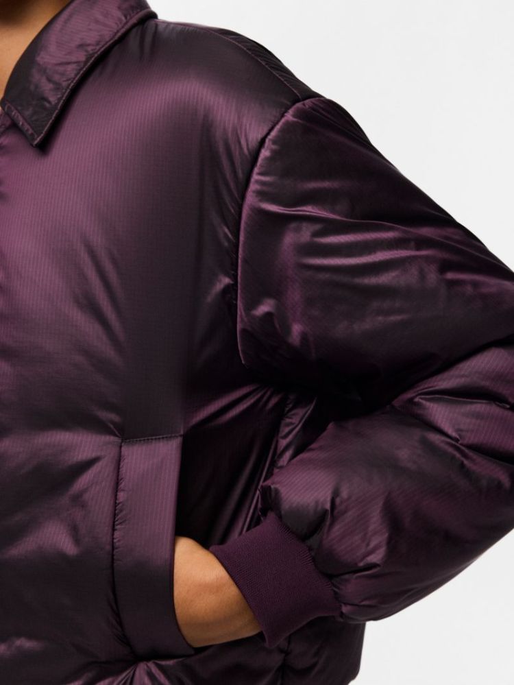 PCELARA PADDED RIBSTOP BOMBER  193169 Plum Per