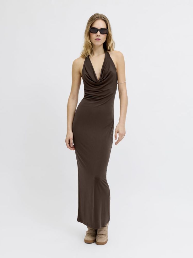 JXOLIVIA HALTERNECK DRESS JRS 176191 Demitass