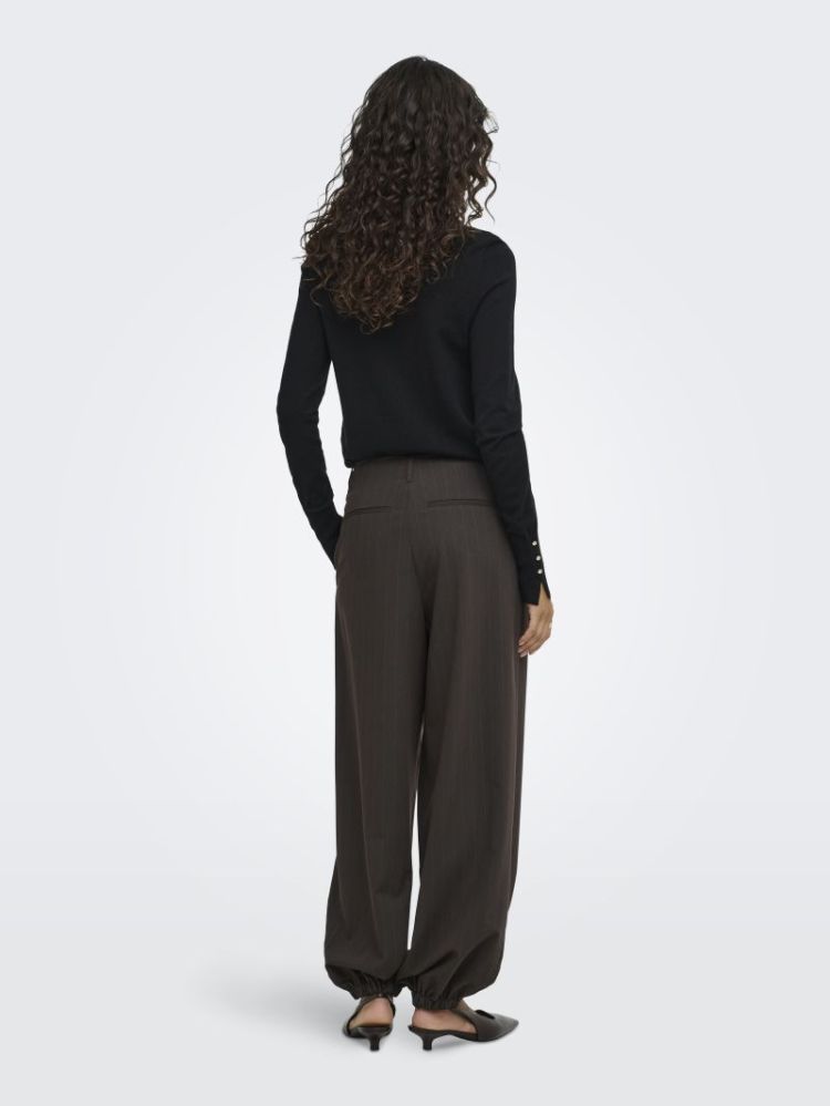 JDYMADELINE HW BALLOON PANT PN 244915001 Choco