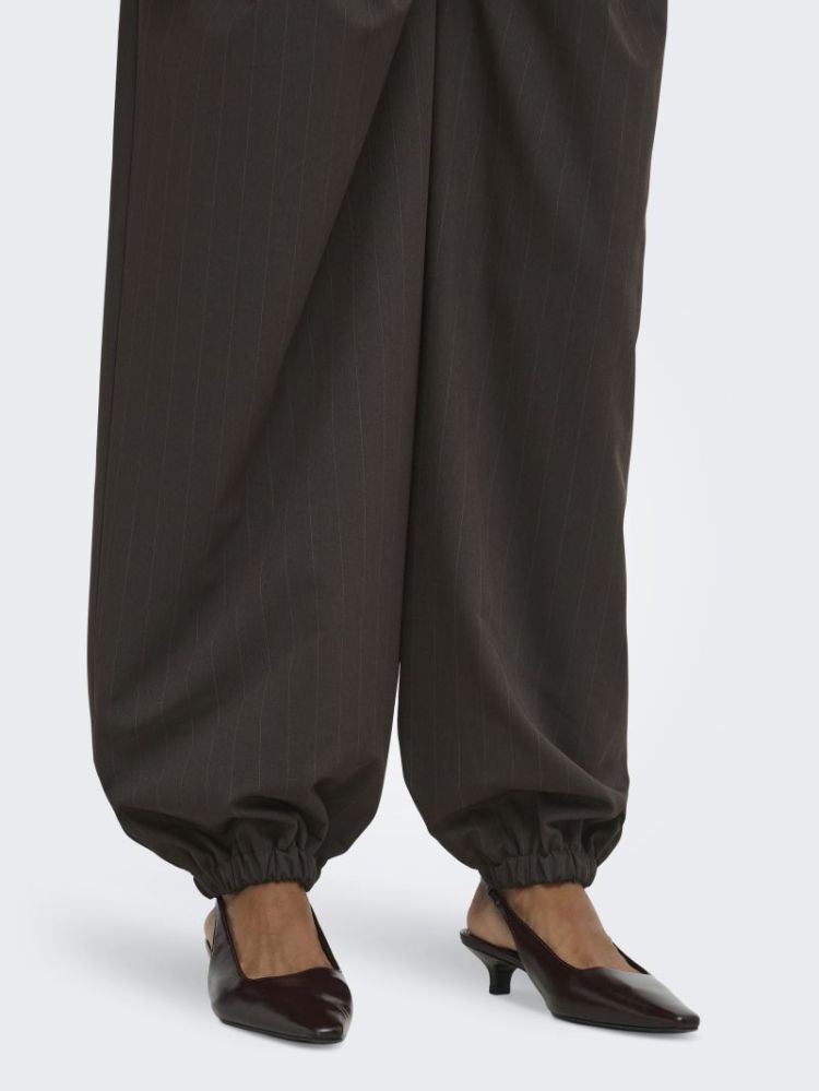 JDYMADELINE HW BALLOON PANT PN 244915001 Choco