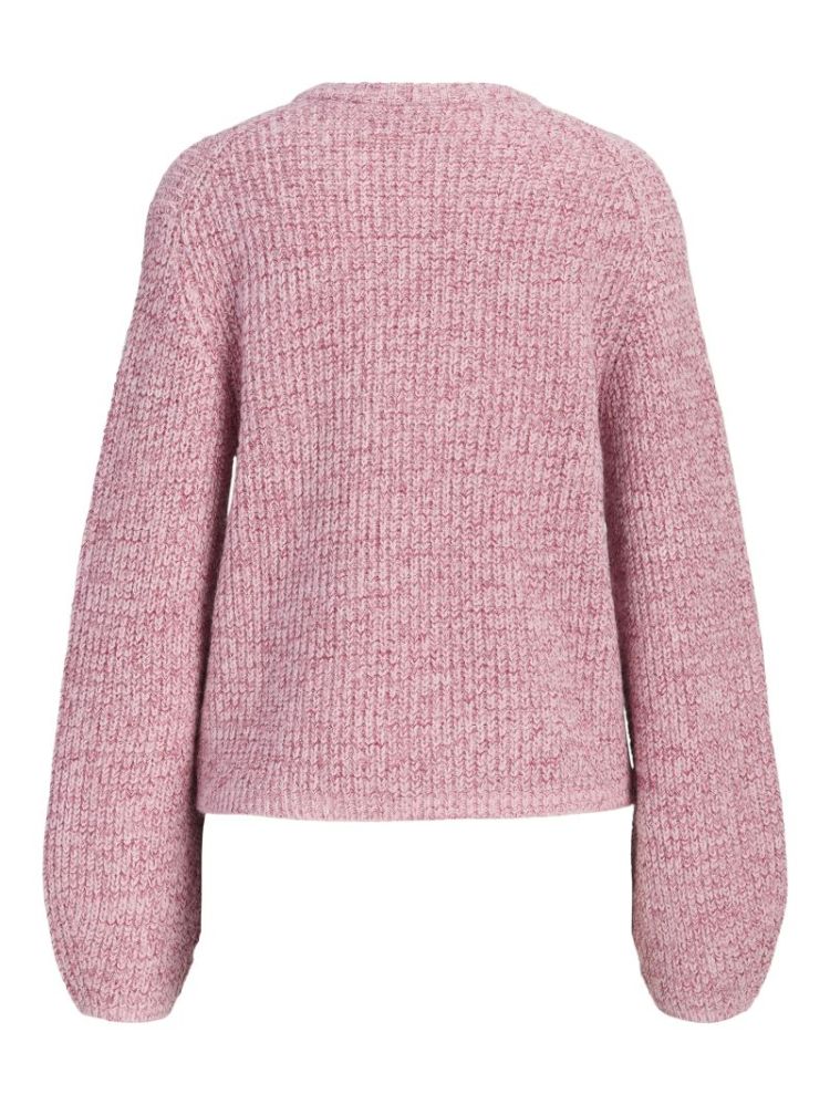 JXGLORIA GLOBAL CREW NECK KNIT 176935 Pink Nec