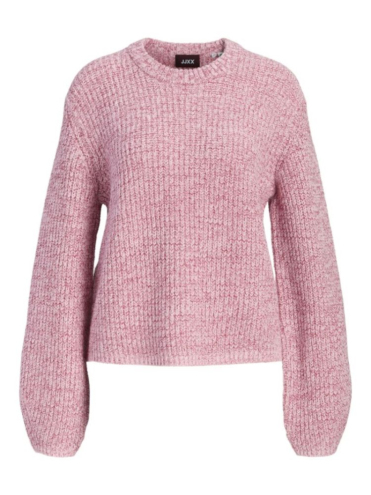 JXGLORIA GLOBAL CREW NECK KNIT 176935 Pink Nec