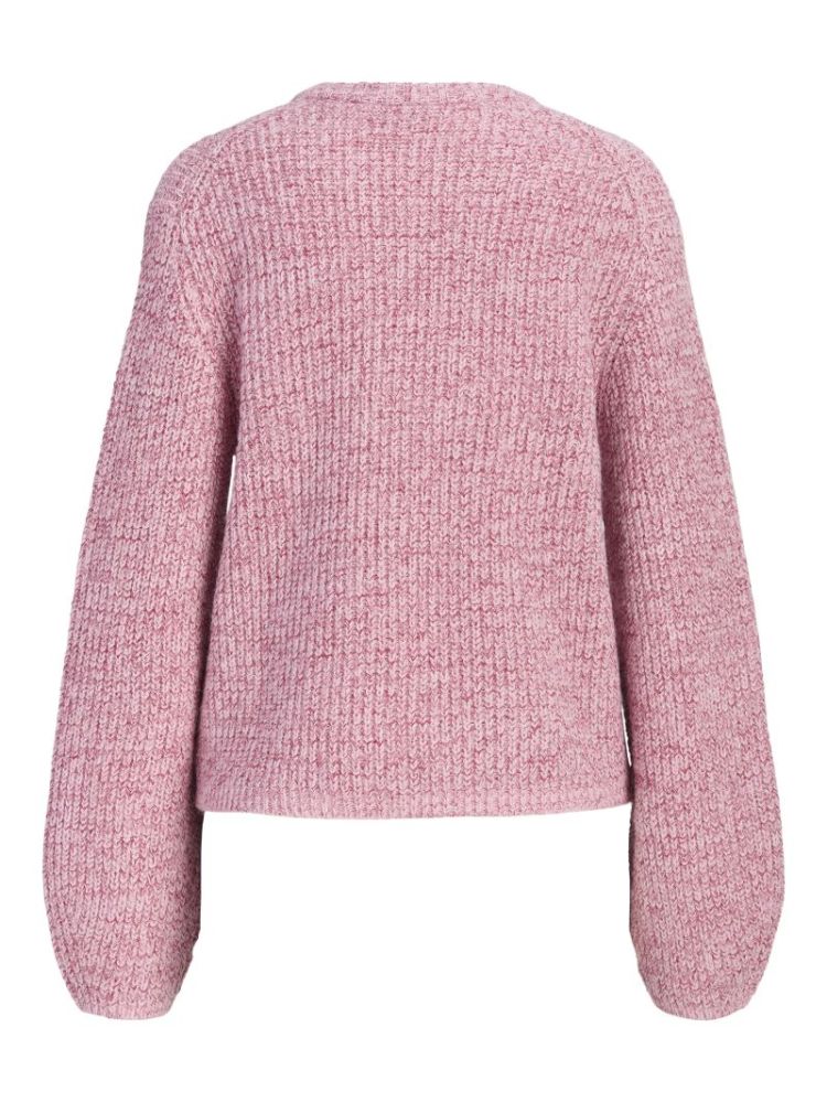 JXGLORIA GLOBAL CREW NECK KNIT 176935 Pink Nec