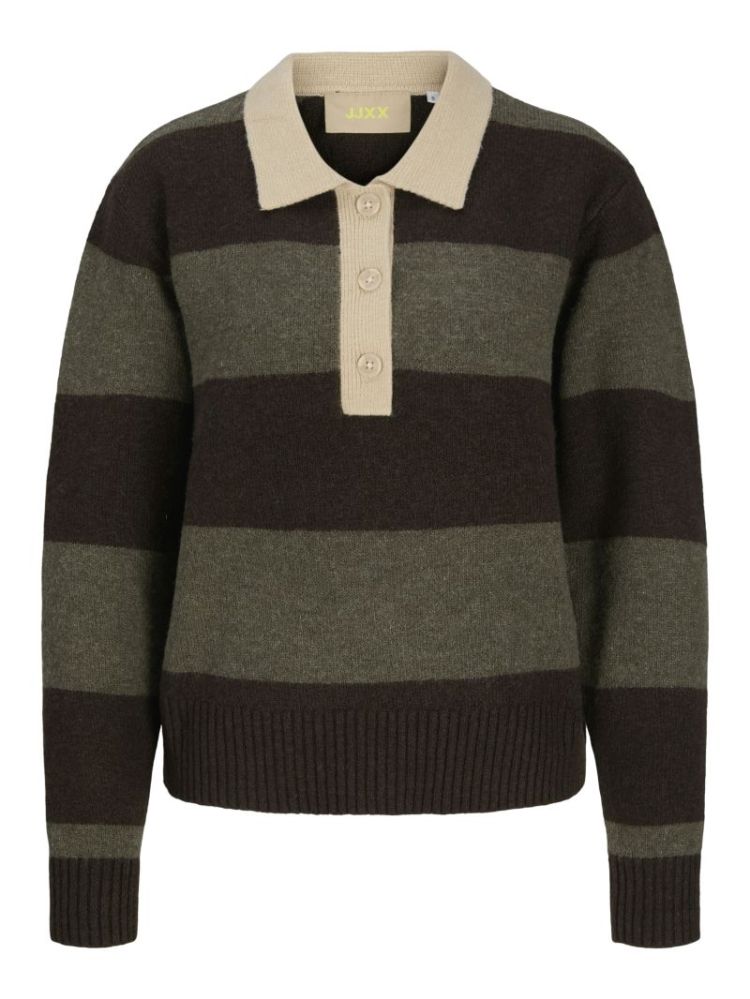 JXRUBY POLO NECK KNIT SN 175955 Seal Bro