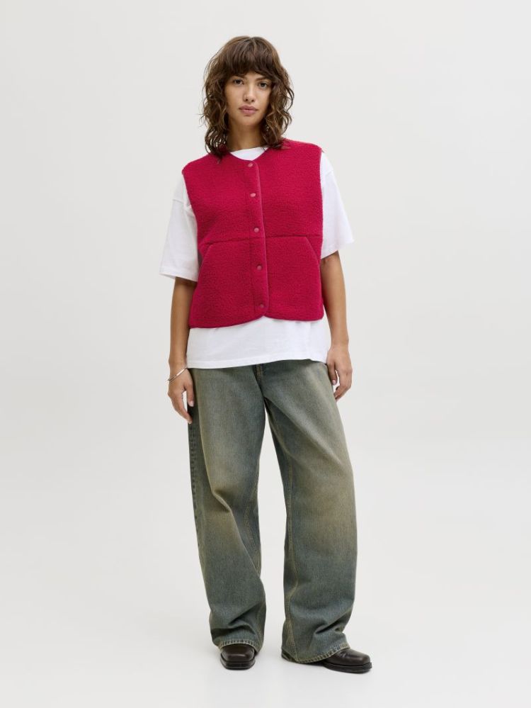 JXVERA TEDDY VEST OTW NOOS 177240 Scarlet