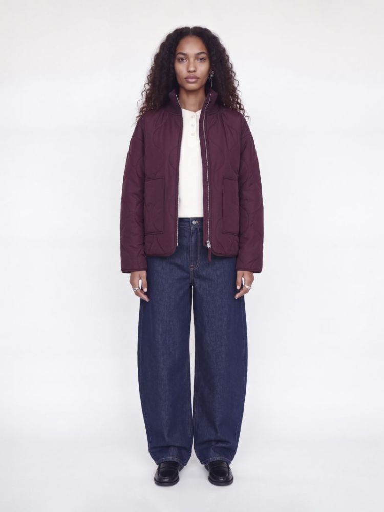 JXSERENA MID QUILTED JACKET OT 176841 Winetast
