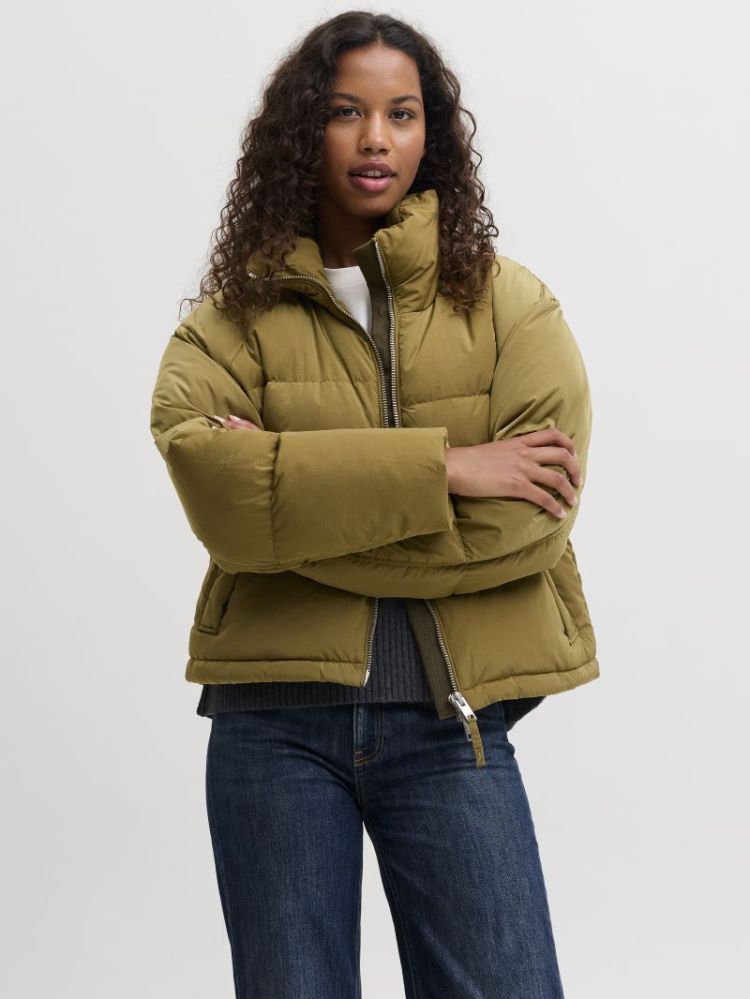 JXLUBA SHORT DOWN JACKET OTW 176062 Nutria
