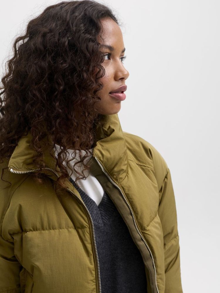 JXLUBA SHORT DOWN JACKET OTW 176062 Nutria