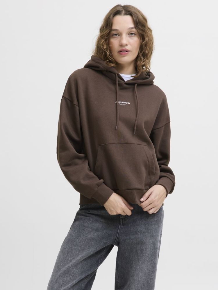 JXSTUDIO VESTERBRO LS RLX HOOD 176126001 Brack