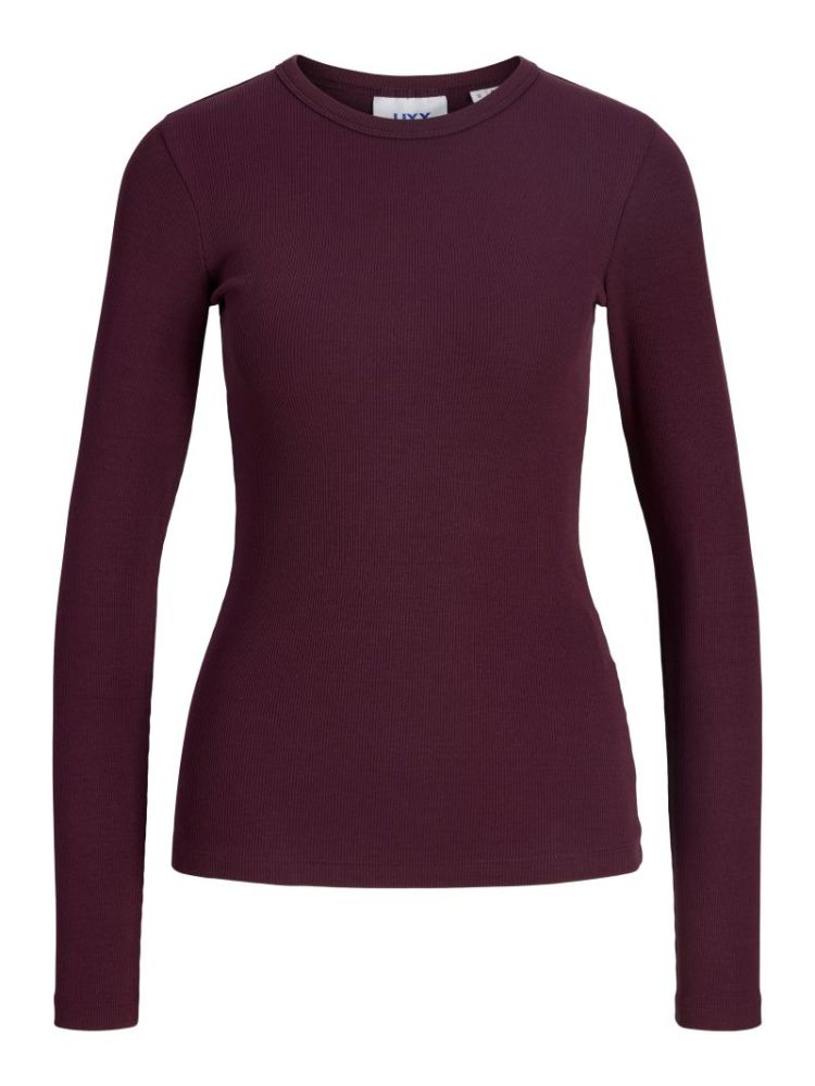 JXFREYA STR LS RIB TEE JRS NOO 176841 Winetast