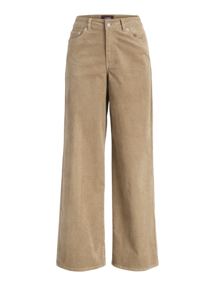 JXZOE GELLY WIDE HW PANTS PNT 274955 Petrifie
