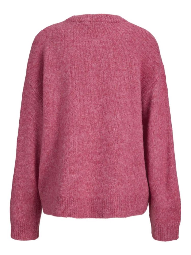 JXLOU CREW NECK KNIT SN 307369 Pink Pow
