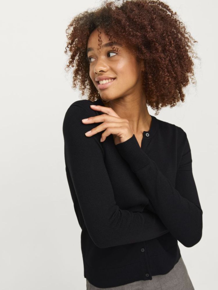 JXOPHELIA COMFY CARDIGAN KNIT 178012001 Black