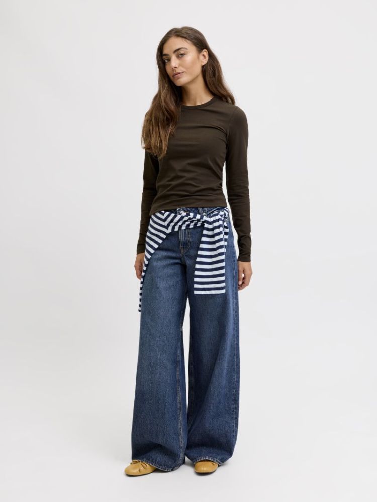 JXCELINE GIGI STR LS SOLID TEE 176191 Demitass