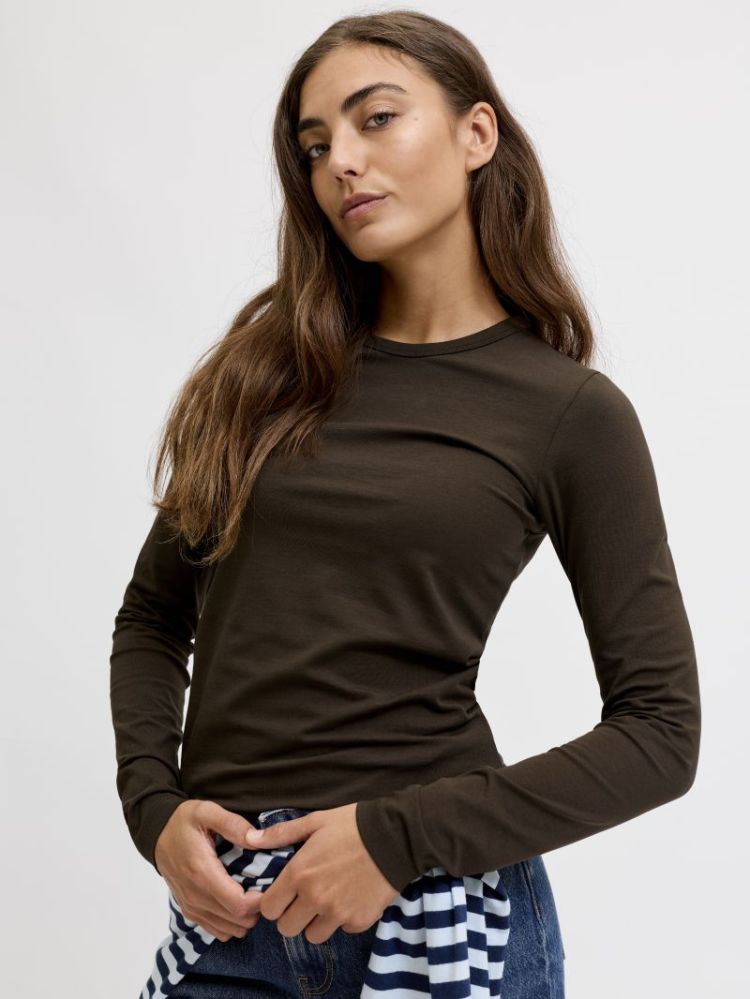 JXCELINE GIGI STR LS SOLID TEE 176191 Demitass