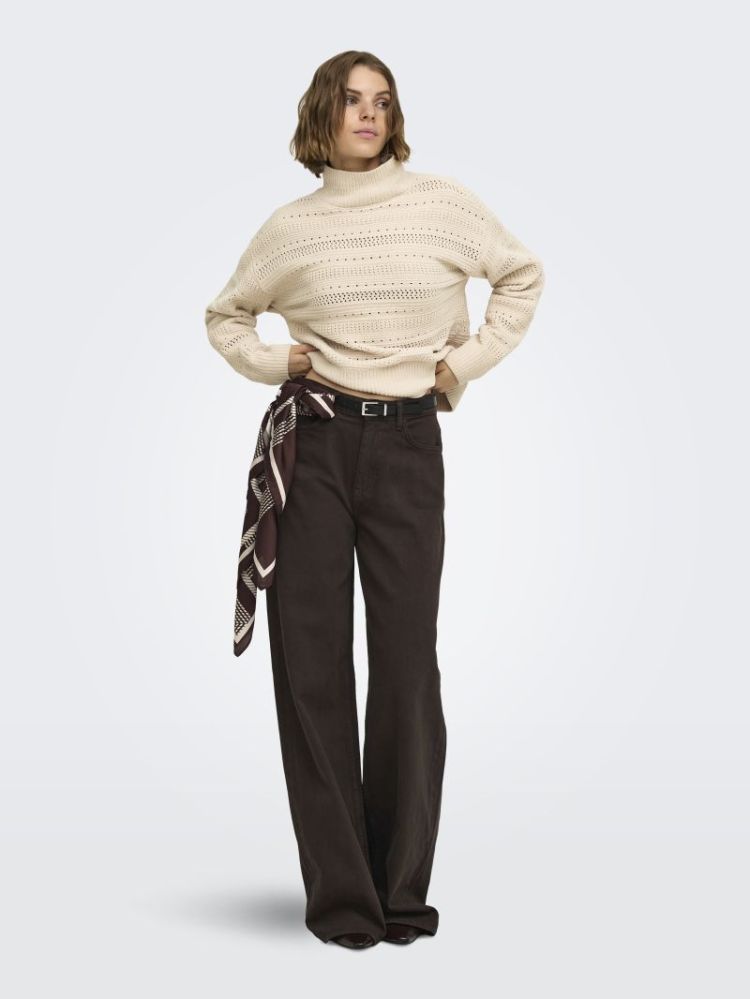 ONLGLOBE LS PATTERN HIGHNECK B 180083 Birch