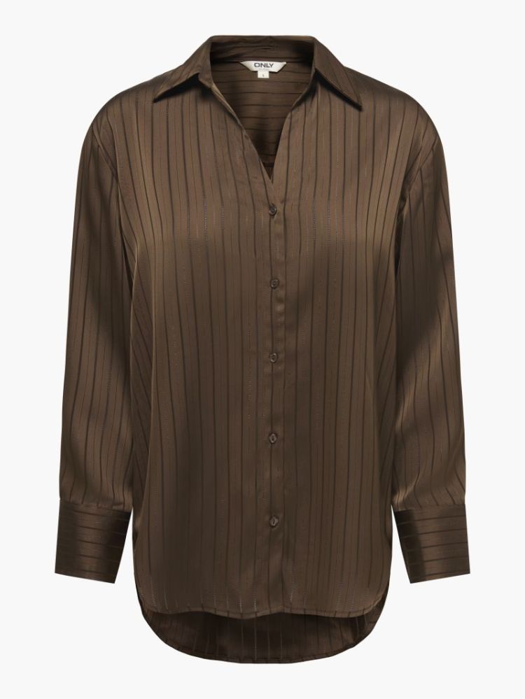ONLLYRIA LS STRIPE SHIRT WVN 286318 Carafe