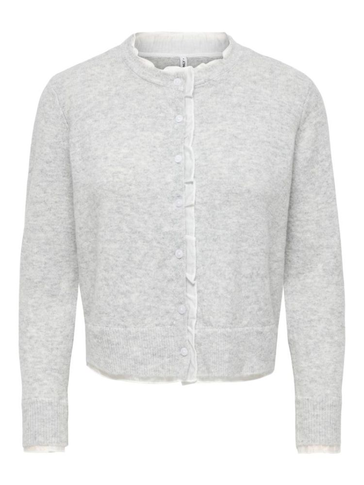 ONLRINE LS O-NECK MIX CARDIGAN 179073001 Light