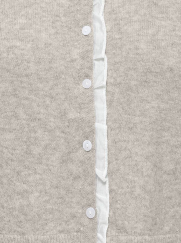 ONLRINE LS O-NECK MIX CARDIGAN 180069001 Beige
