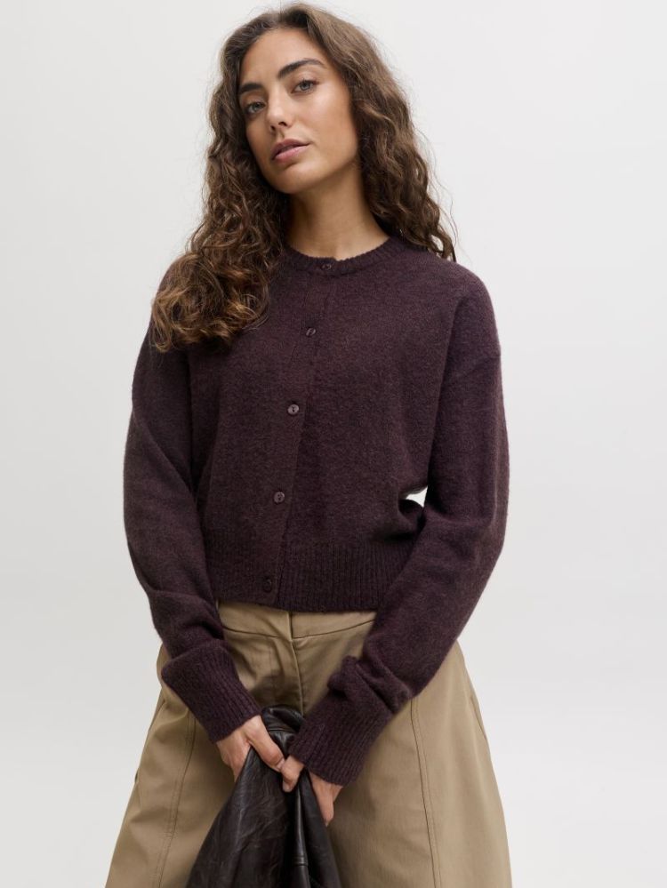 JXNATALIE DIVERSE CARDIGAN KNI 176841 Winetast