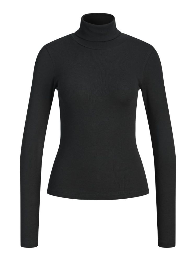 JXSTAR LS HIGH NECK TEE JRS NO 178012 Black