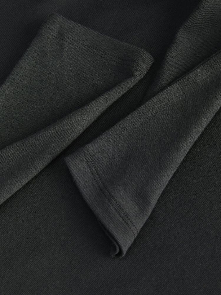 JXSTAR LS HIGH NECK TEE JRS NO 178012 Black