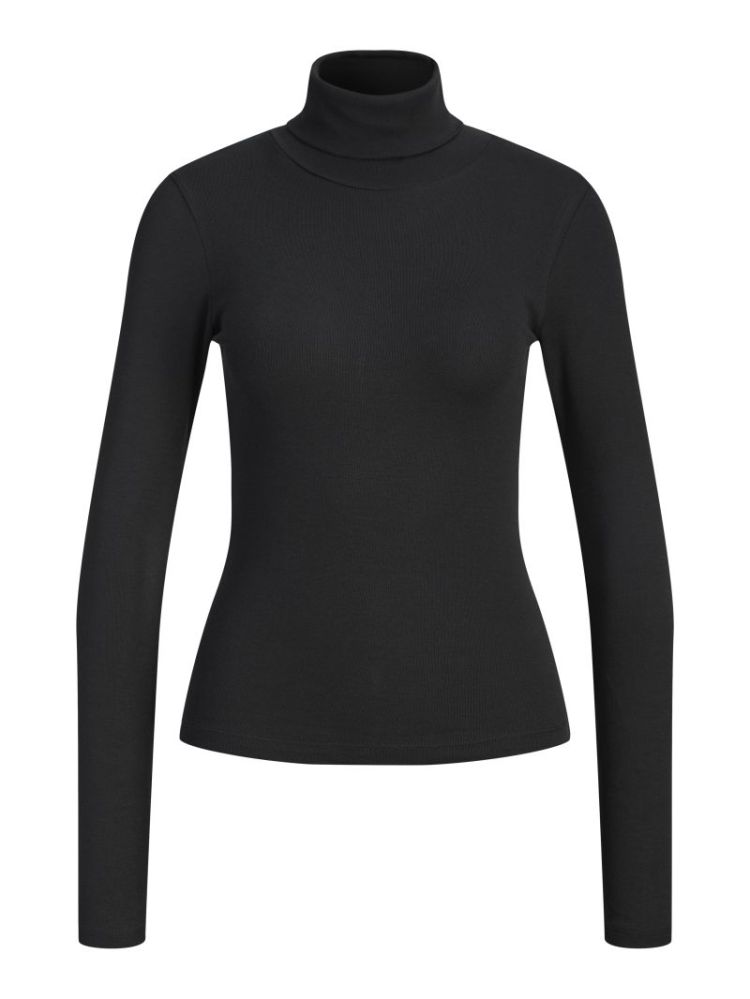 JXSTAR LS HIGH NECK TEE JRS NO 178012 Black