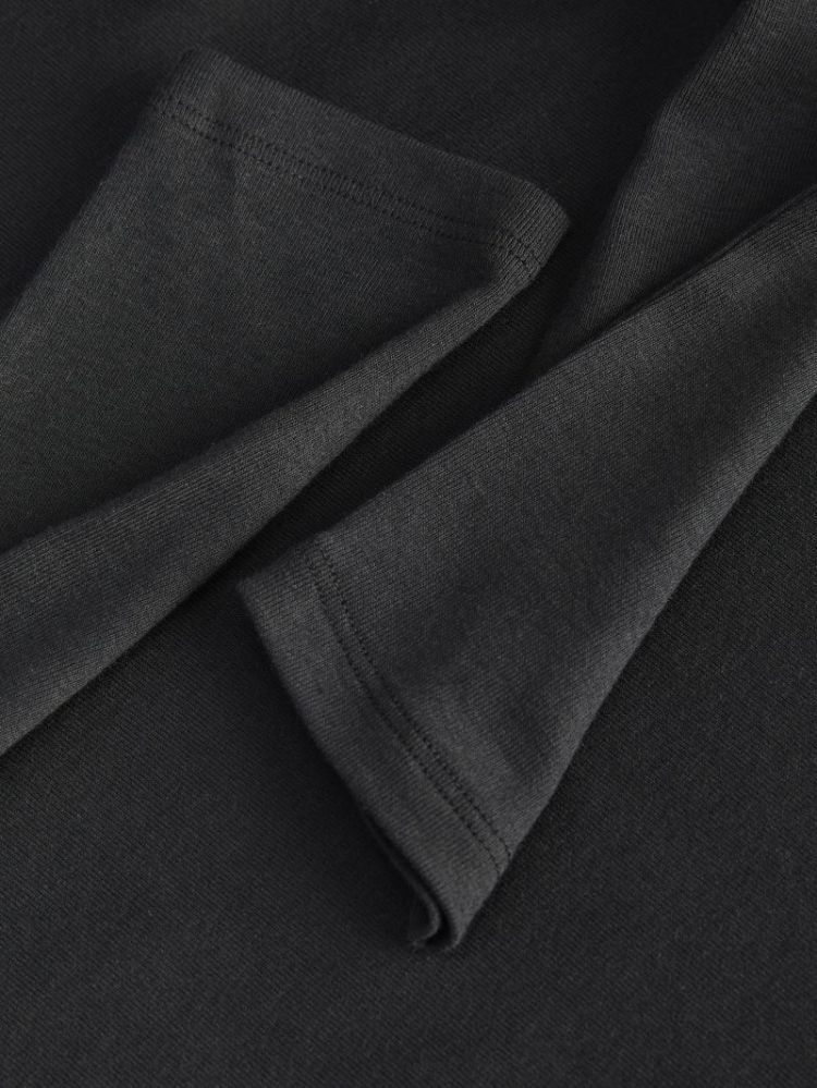 JXSTAR LS HIGH NECK TEE JRS NO 178012 Black