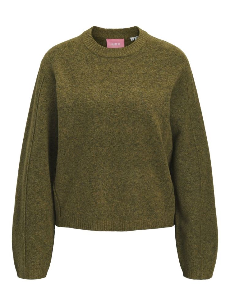 JXVALERIA CREW NECK KNIT 176062 Nutria
