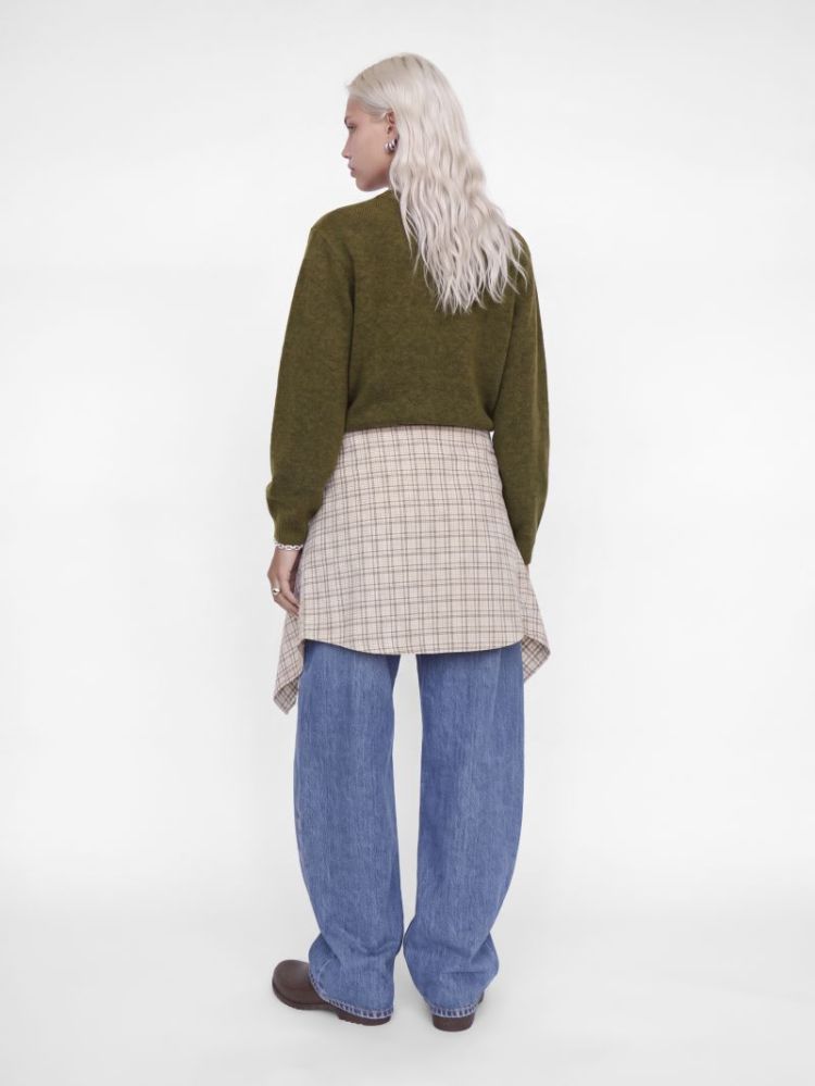 JXVALERIA CREW NECK KNIT 176062 Nutria