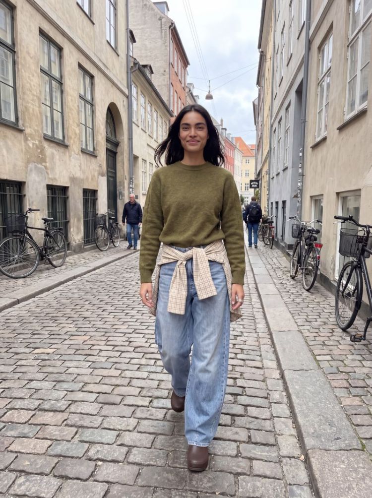 JXVALERIA CREW NECK KNIT 176062 Nutria