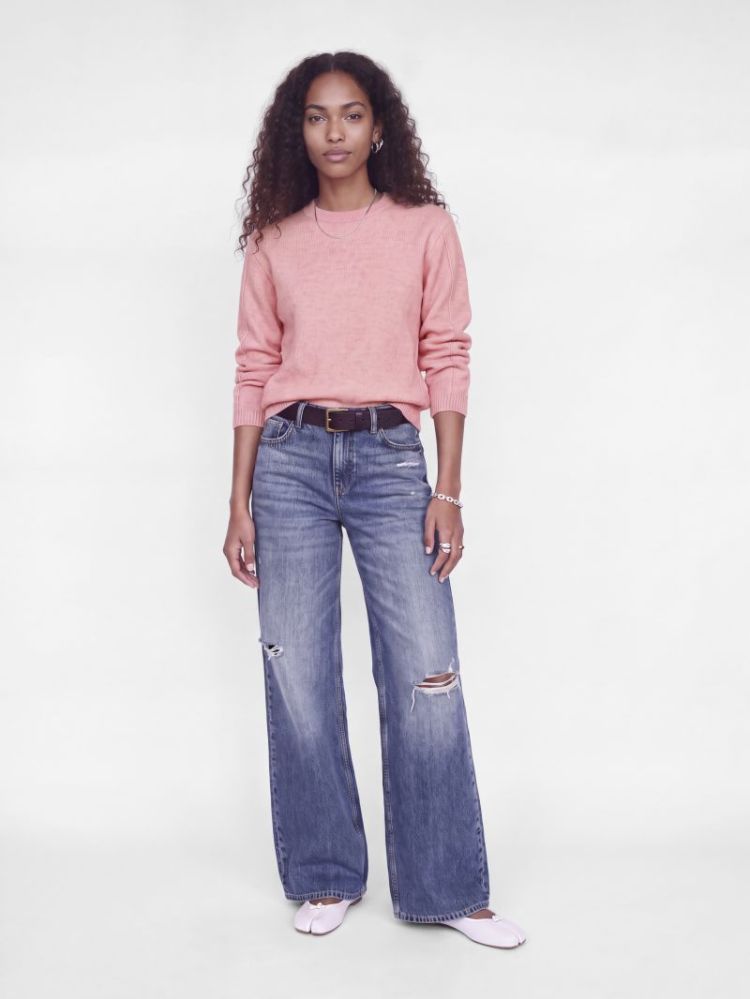 JXVALERIA CREW NECK KNIT 176935 Pink Nec