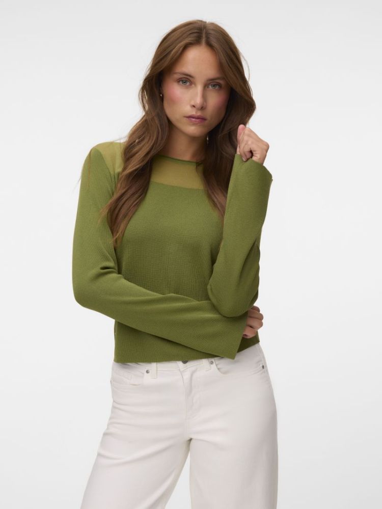 VMCRICKET LS O-NECK PULLOVER 306803 Sphagnum