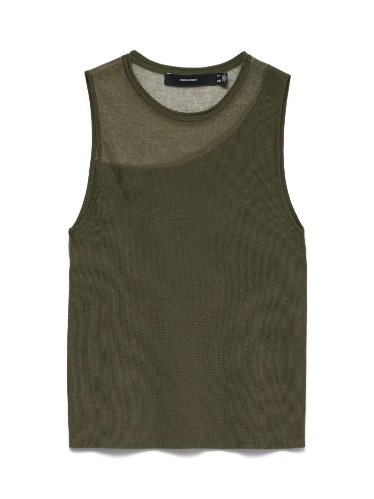 VMCRICKET SL O-NECK TOP 186323 Forest N