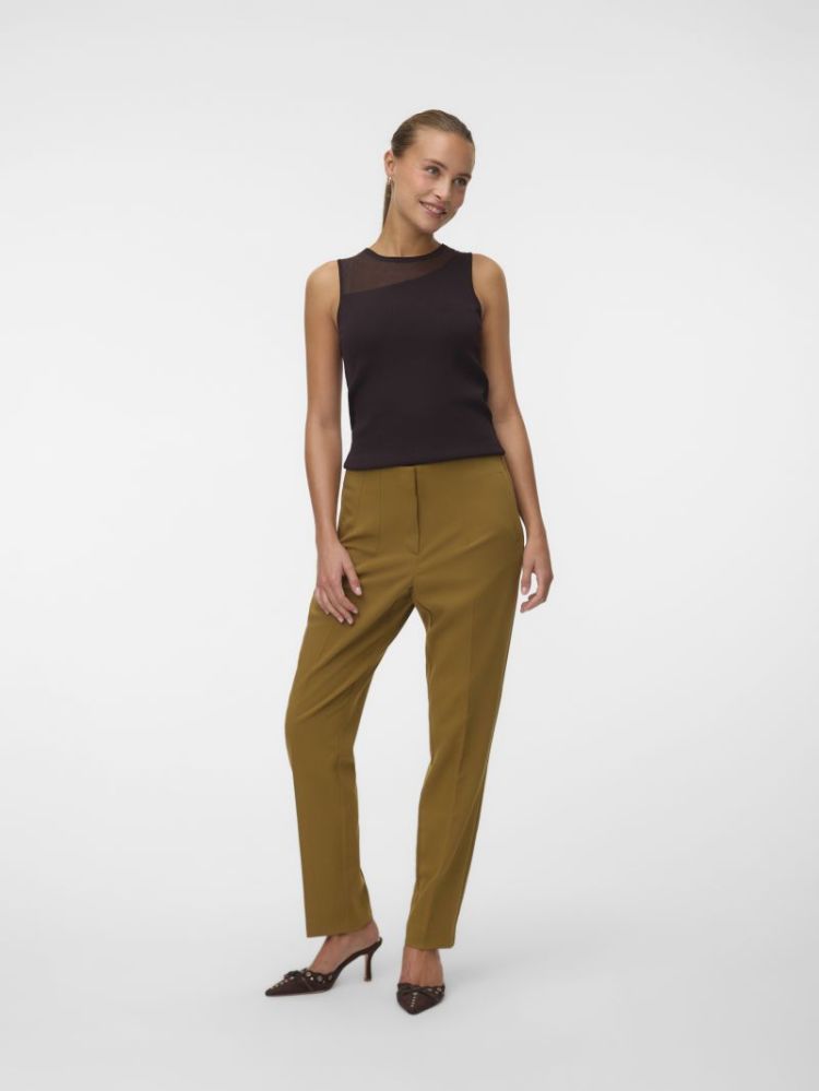 VMCRICKET SL O-NECK TOP 297957 Chocolat
