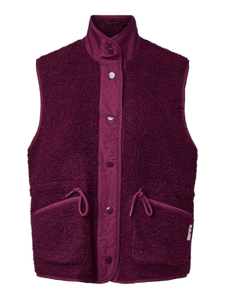 PCKATTY HIGH NECK VEST BC 294444 Pickled