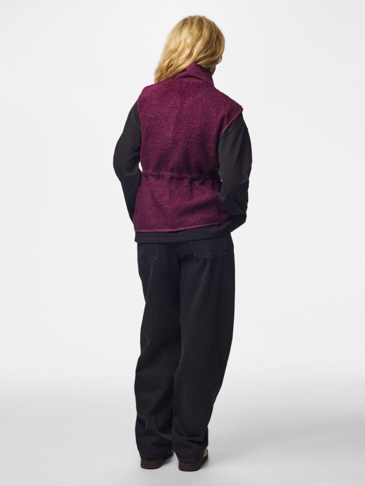 PCKATTY HIGH NECK VEST BC 294444 Pickled