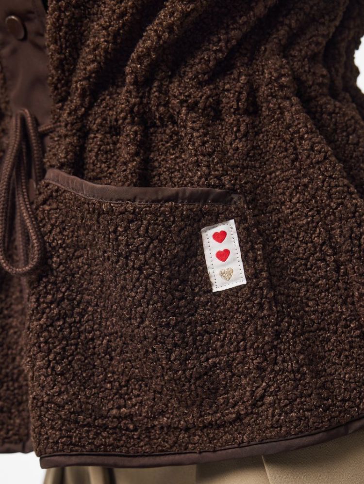PCKATTY HIGH NECK VEST BC 302664 Hot Fudg