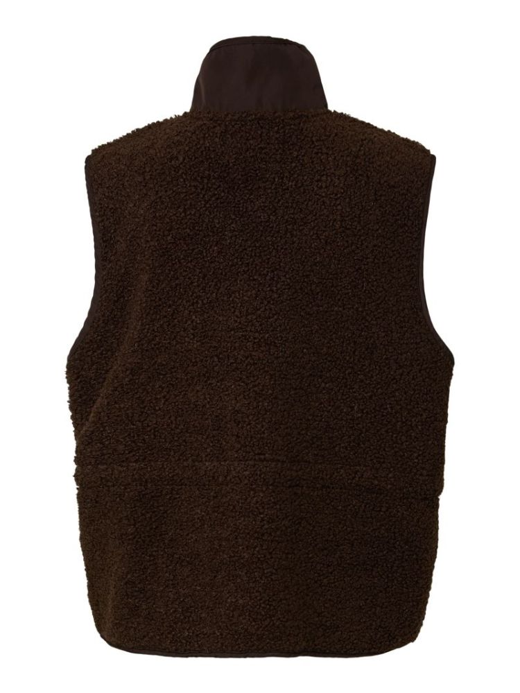 PCKATTY HIGH NECK VEST BC 302664 Hot Fudg