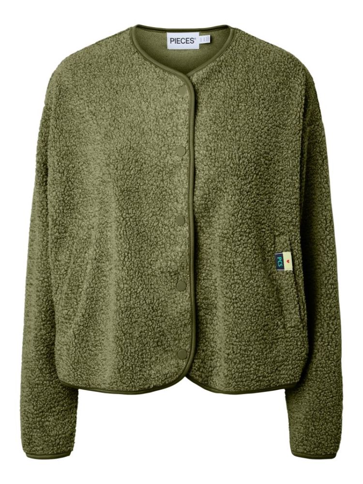 PCKATTY TEDDY JACKET BC 304144 Sphagnum